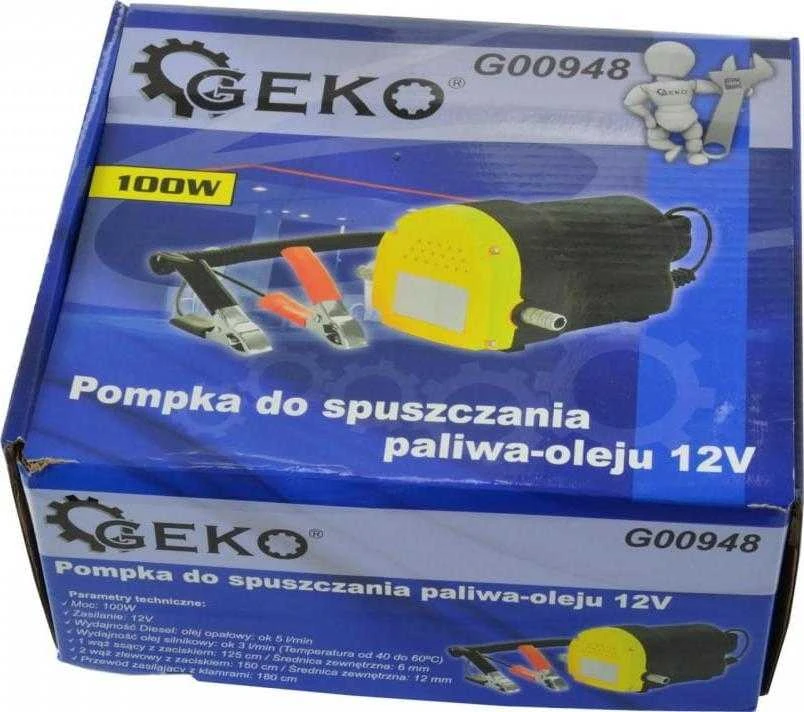 Geko Elektrinė pompa tepalui, dyzelinui, mazutui ir kt. 12V (BST1017)