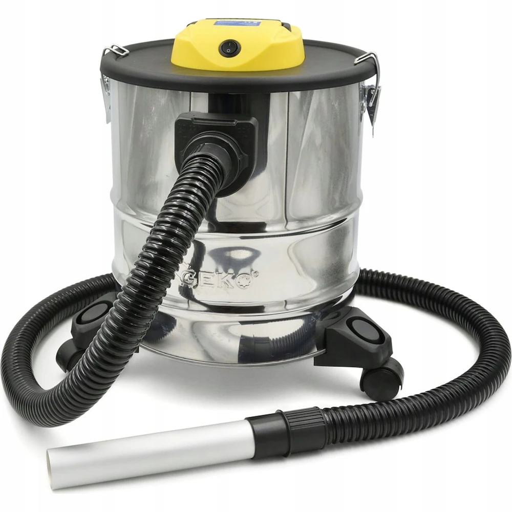 Geko pramoninis dulkių siurblys pelenams 20L 1600W ant ratų GEKO G81093