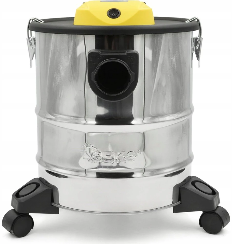 Geko pramoninis dulkių siurblys pelenams 20L 1600W ant ratų GEKO G81093