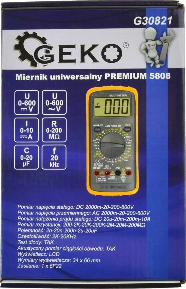 Geko PREMIUM 5808 universalus skaitiklis (20)