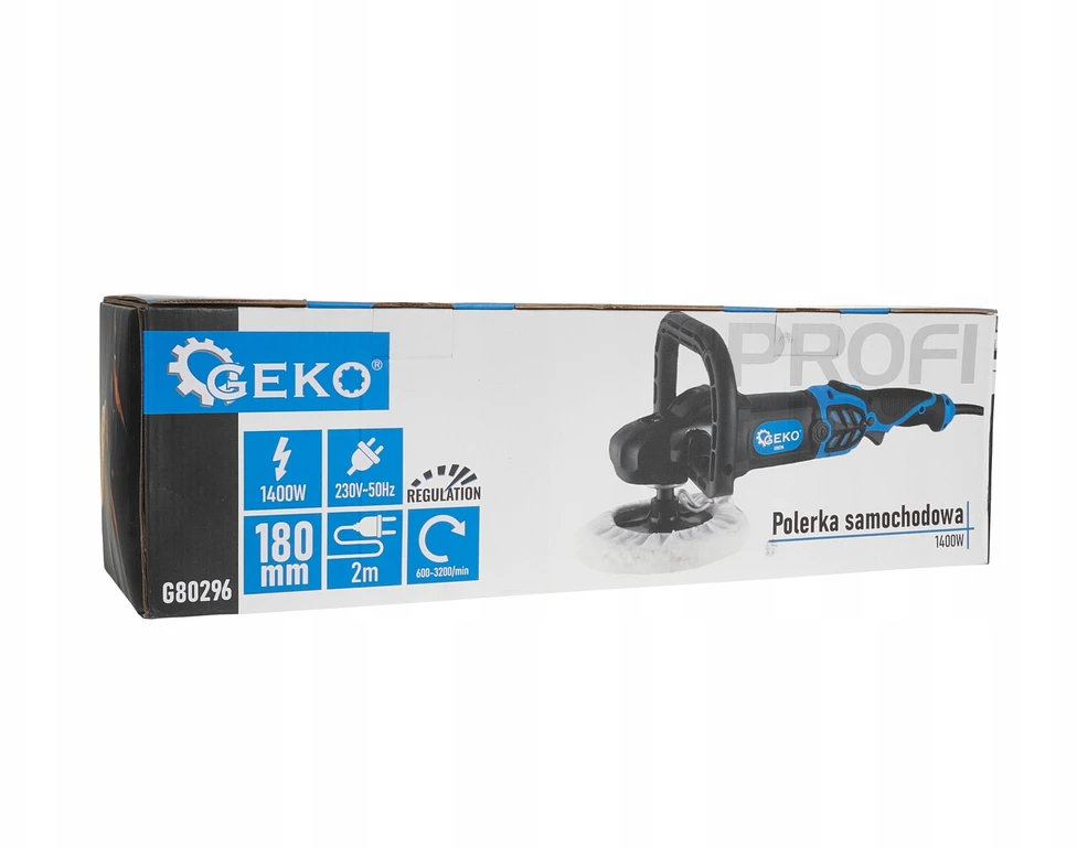 Geko Automobilio poliravimo mašina PROFI 1400W 180mm (4)