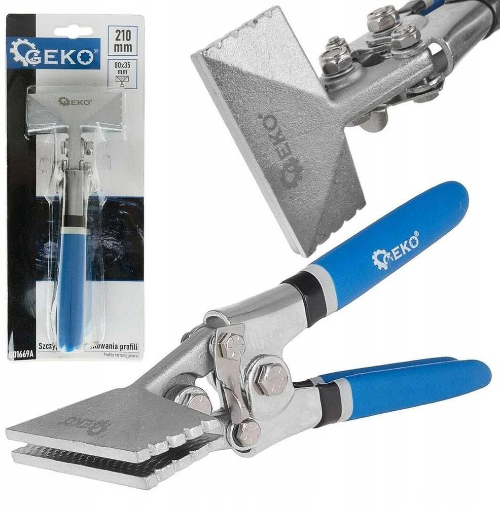 Geko profilių formavimo replės 210 mm (80 x 35 mm) (12)
