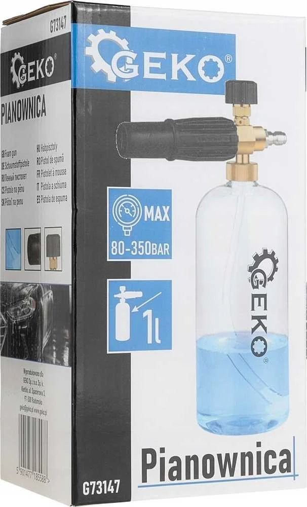 Geko Putplasčio valiklis 1000 ml su greito prijungimo jungtimi (50)
