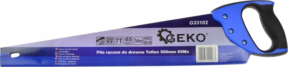 Geko rankinis medienos pjūklas teflonui 500 mm 65 mn (40)