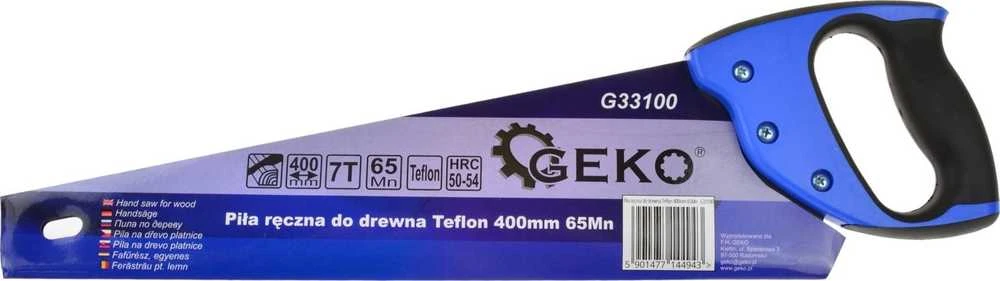Geko Rankinis pjūklas medžiui teflonas 400mm 65Mn (40)