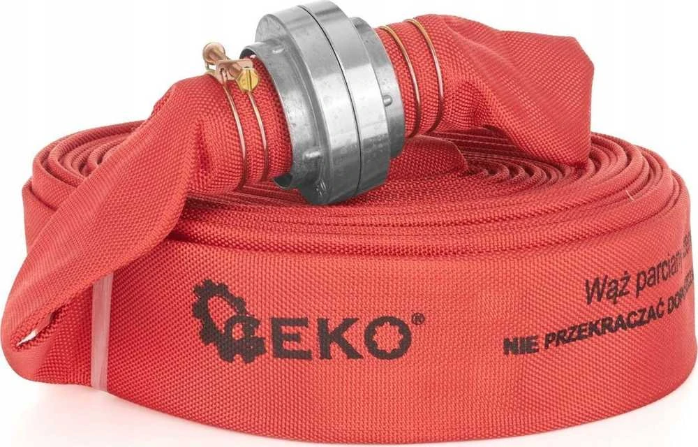 Geko Perteklinė žarna raudona /ugniagesių/ 2'' 30m (be antgalių) (5)