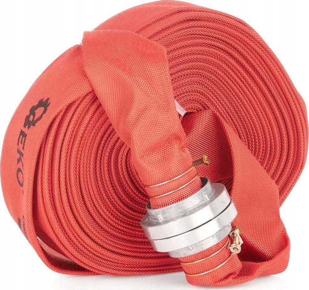 Geko Perteklinė žarna raudona /ugniagesių/ 2'' 30m (be antgalių) (5)