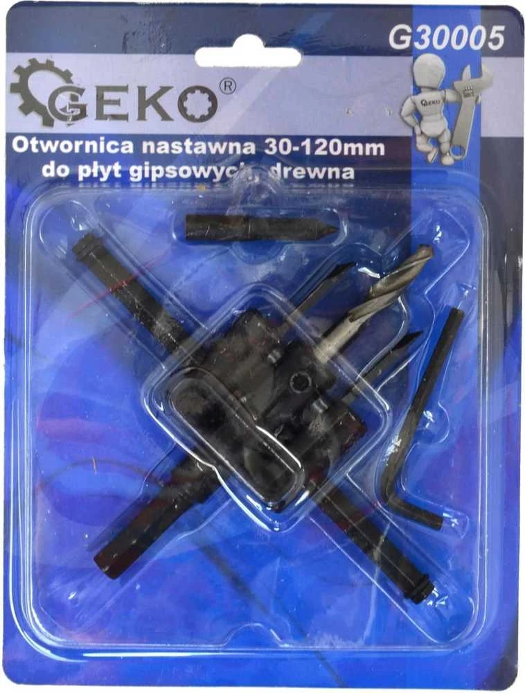 Grąžtas GEKO Reguliuojamas gręžtuvas medienai ir gipso kartono plokštėms 30-120 mm