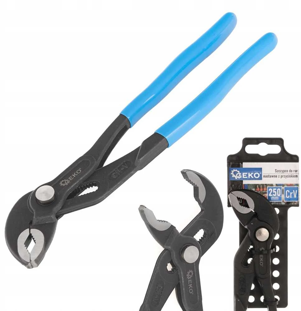 Geko Knaibles reguliuojamos CrV 250mm su guminėmis rankenomis