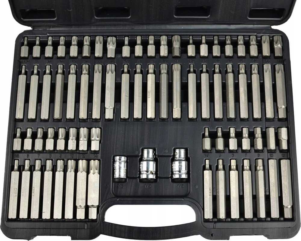 Geko Rinkinys bitów imbus torx spline 75el. (5)