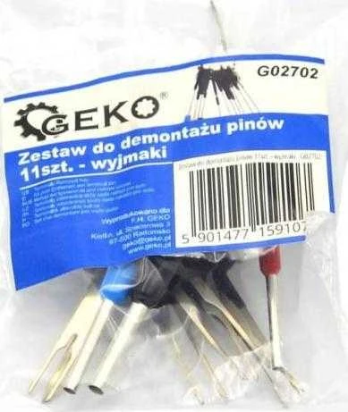 Geko Rinkinys DO DEMONTAŻU PINÓW 11SZT. - WYJMAKI (600) G02702 GEKO