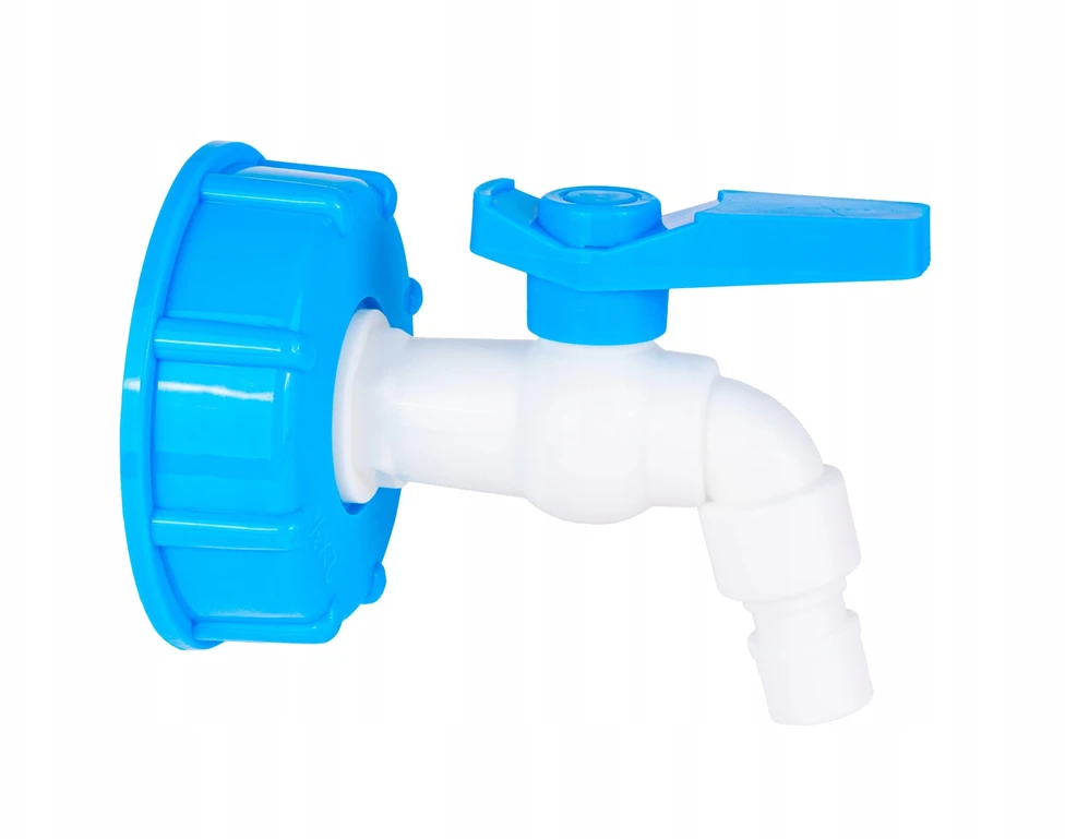 Geko Rinkinys – IBC veržlė S60x6 + čiaupas 3/4'' – čiaupas (125)