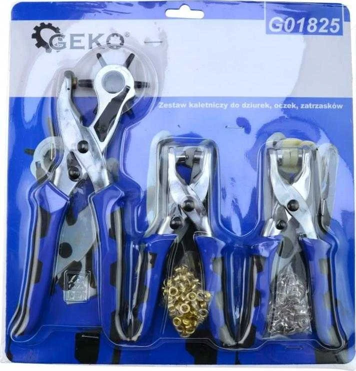 Geko Rinkinys KALETNICZY DO DZIUREK OCZEK ZATRZASKÓW (10) G01825 GEKO