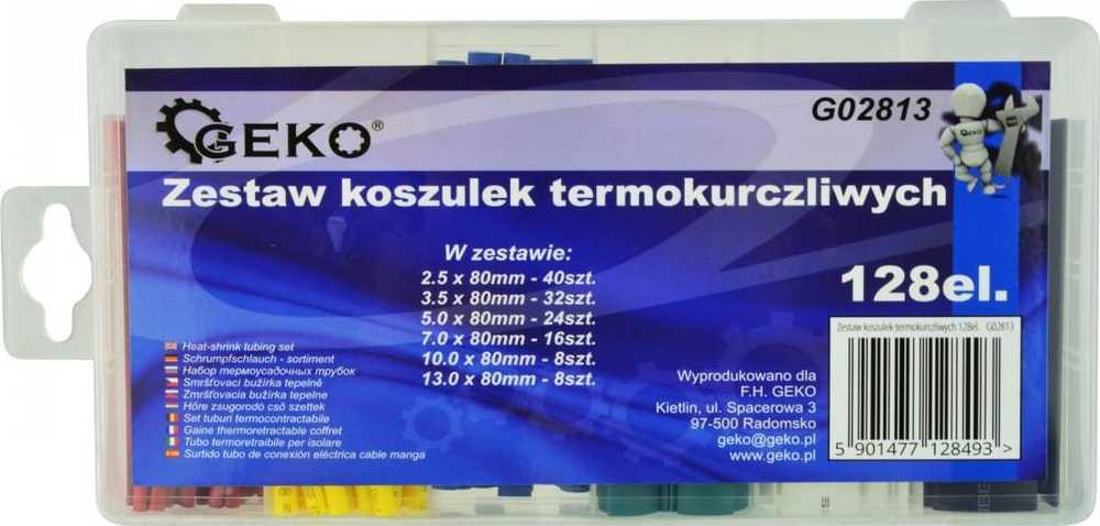Geko Rinkinys KOSZULEK TERMOKURCZLIWYCH 128EL.(24) G02813 GEKO