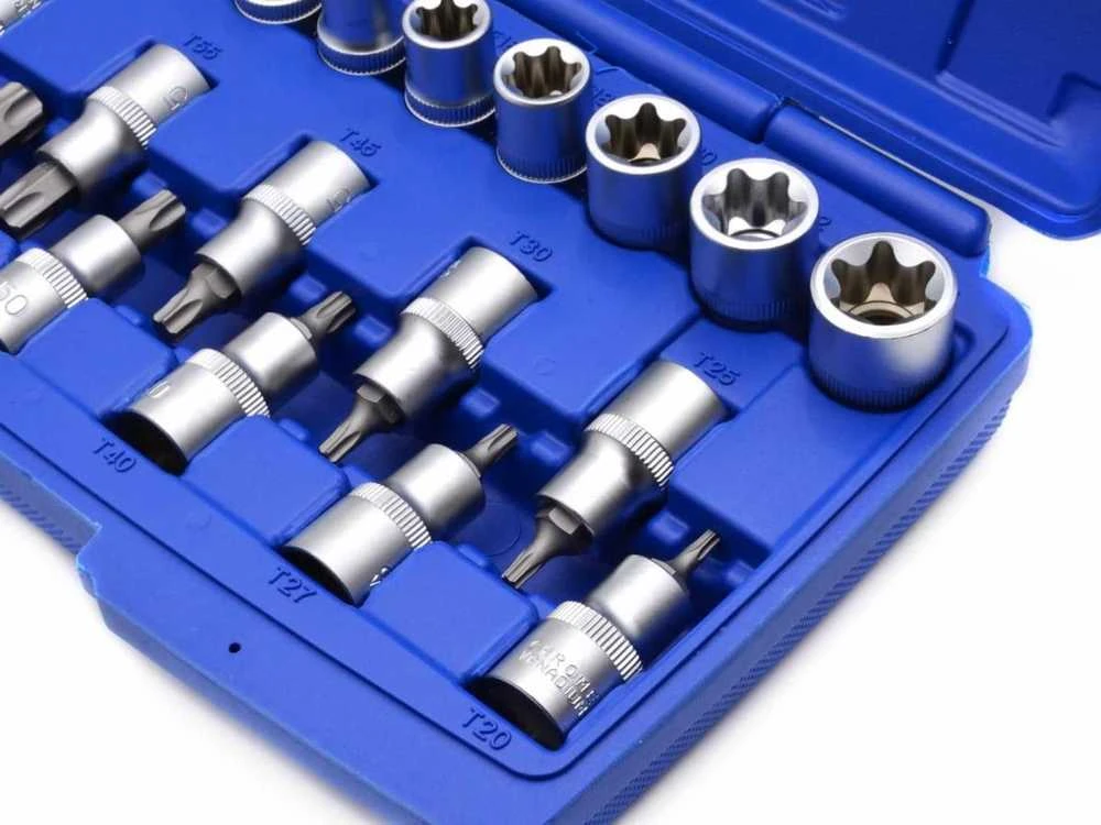 Geko Rinkinys NASADEK I BITÓW TORX 1/2'' 19 SZT. (10) G13565 GEKO