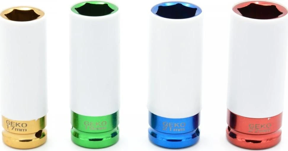 Rzov Hlavice Z Lehkch Slitin 4 Ks 17 Mm 19 Mm 21 Mm 22 Mm GEKO