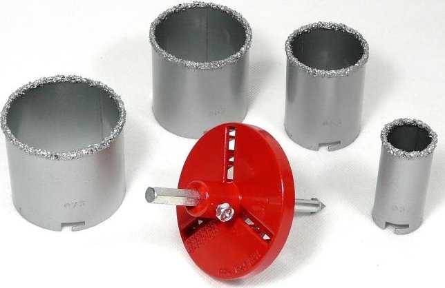 Gręžimo karūnų komplektas Geko U39990; 22-73 mm; 6 vnt.