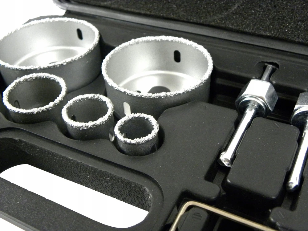 Gręžimo karūnų komplektas Geko U39990; 22-73 mm; 6 vnt.