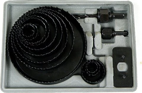 Gręžimo karūnų komplektas Geko U39990; 22-73 mm; 6 vnt.