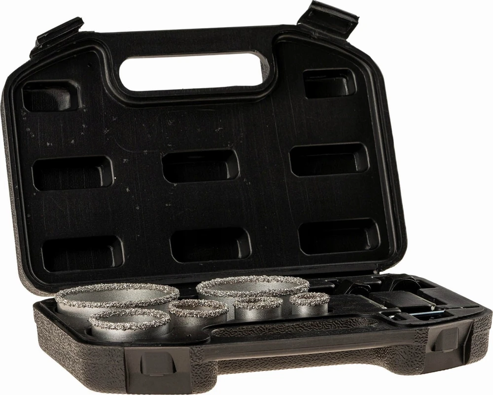 Gręžimo karūnų komplektas Geko U39990; 22-73 mm; 6 vnt.