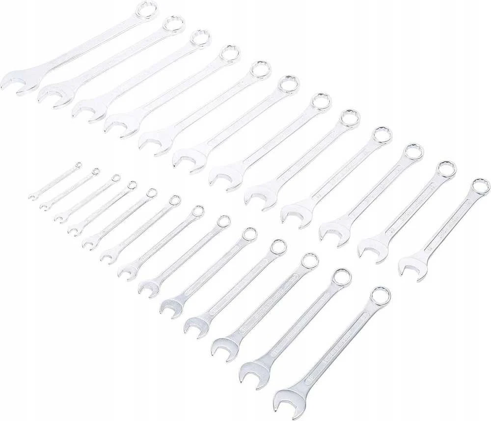 Geko Rinkinys plokščių dvikilpių veržliarakčių 25el. (6-32mm)