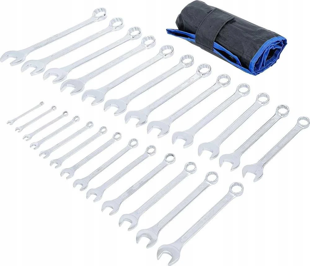 Geko Rinkinys plokščių dvikilpių veržliarakčių 25el. (6-32mm)