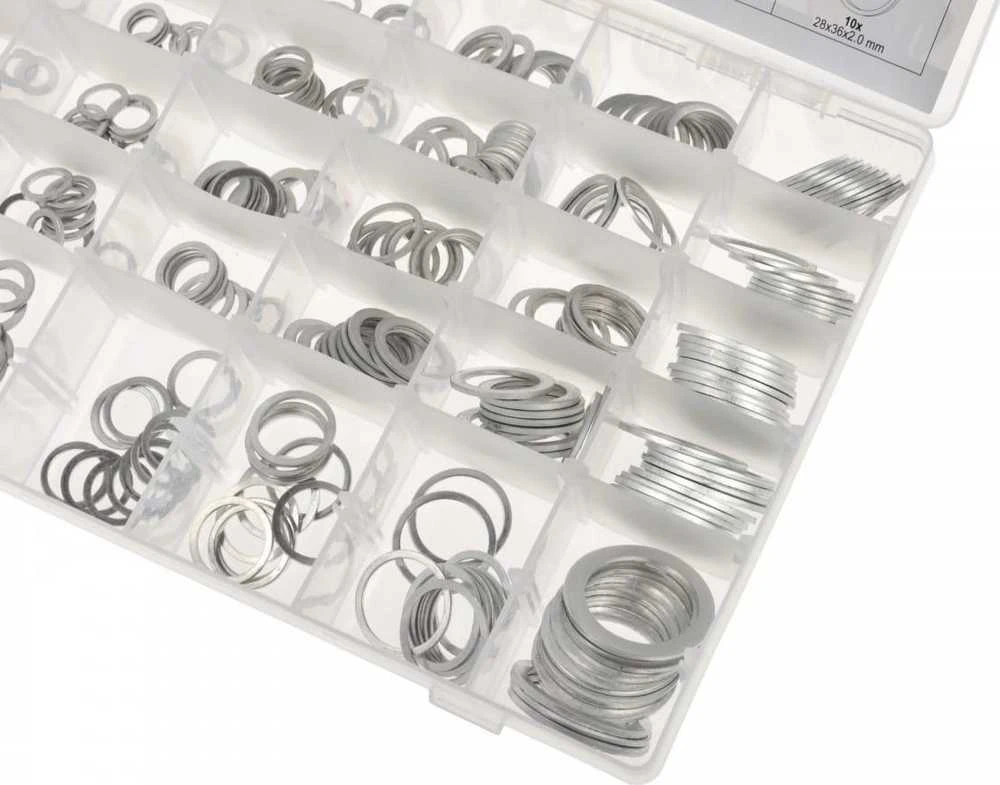 Geko Rinkinys PODKŁADEK ALUMINIOWYCH 300EL. (20) G02824 GEKO