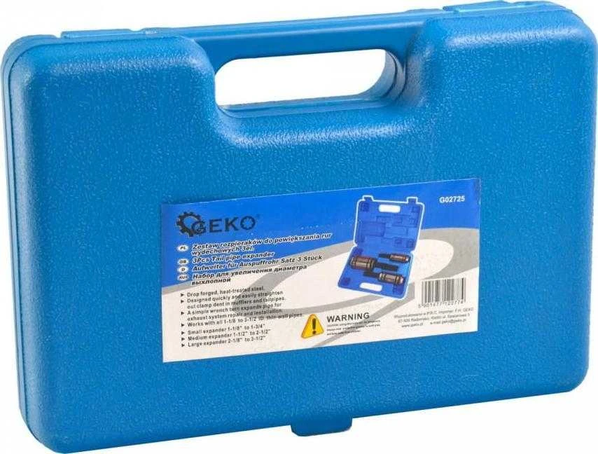 Geko Rinkinys ROZPIERAKÓW DO POWIĘKSZANIA RUR WYDECHOWYCH 3EL.(5) G02725 GEKO