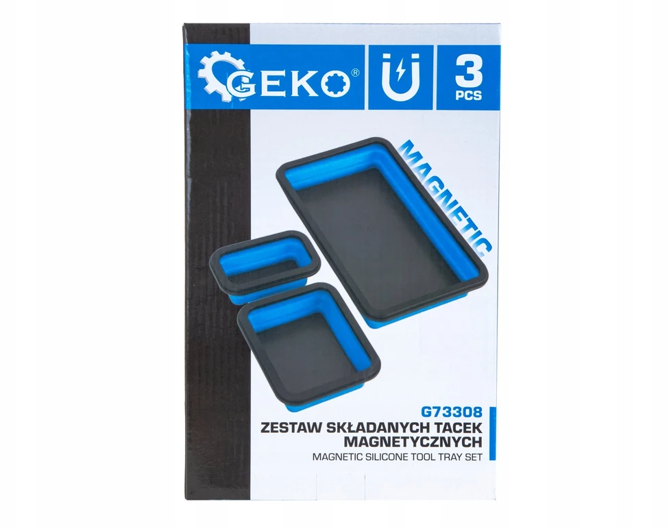 Geko 3 sulankstomų magnetinių padėklų rinkinys (12)