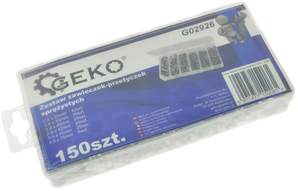 Geko Fiksavimo kaiščių rinkinys 150 vnt.