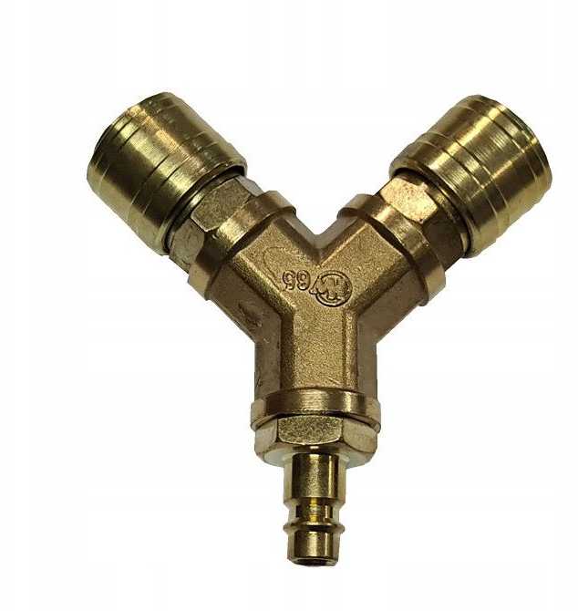 Geko Pneumatinis skirstytuvas-trišakis su jungtimis 1/2'' (100)