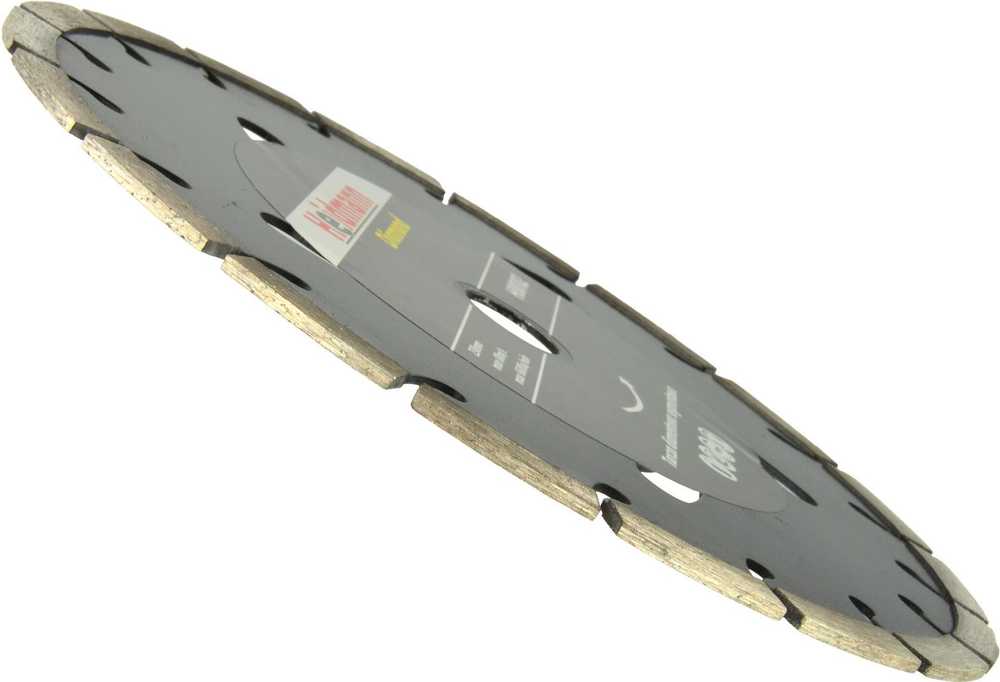 Geko segmentuotas deimantinis diskas 230x22,2x10mm juodas (H00102)