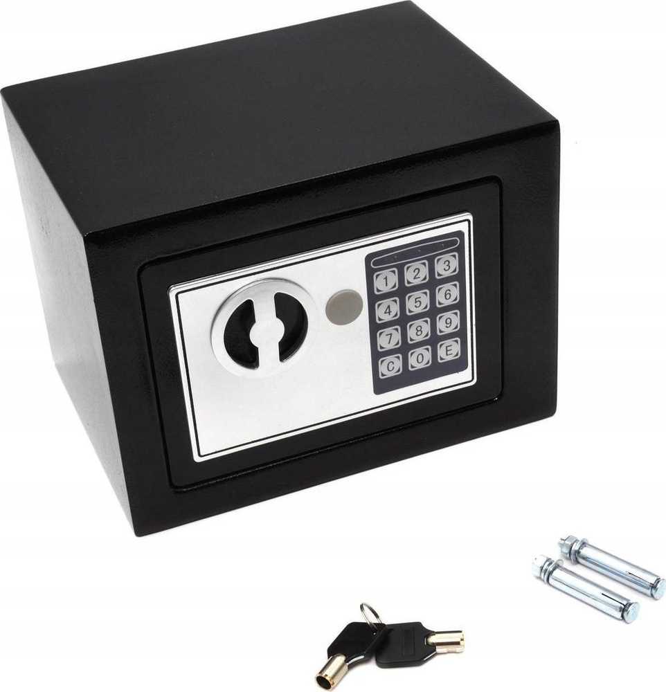 Geko Seifas su kodu ir elektronine spyna 21x17x17cm (1)