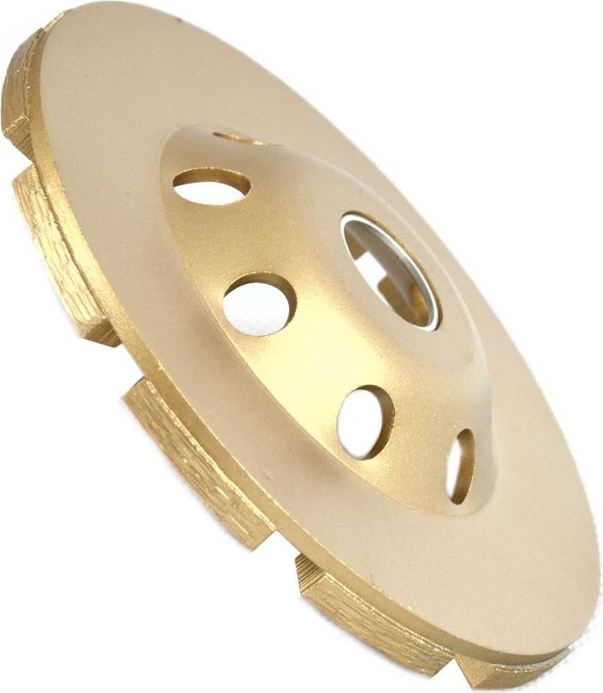 „Geko Shield“ deimantiniai segmentai, dvigubi betono šlifavimui, 125 mm x 22,23, „Heidmann“ (50)