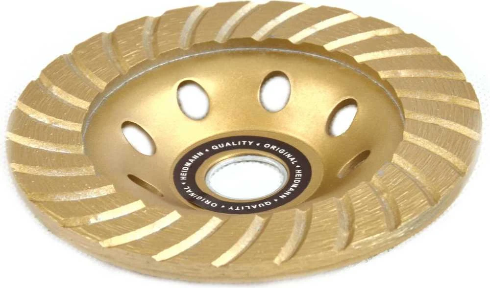 Geko Shield deimantinis turbo betono šlifuoklis 125 mm x 22,23 Heidmann (50)
