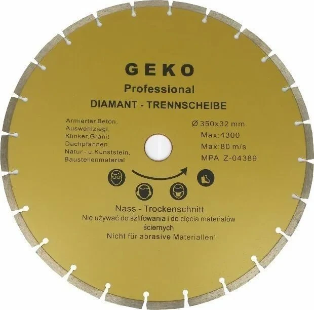 Geko Shield skersmuo.350x8x32mm segmentas.GEKO PROFI(10)