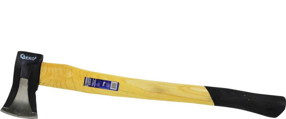 „Geko“ medinis skaldymo kirvis, 1kg (G72235)