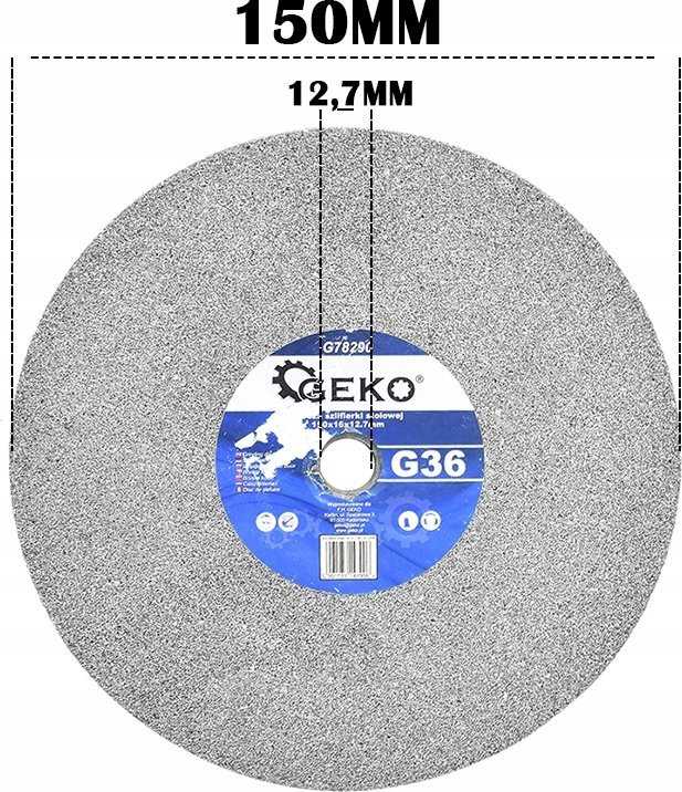 Geko Šlifuoklio diskas 150x16x12,7 mm G36 (20)