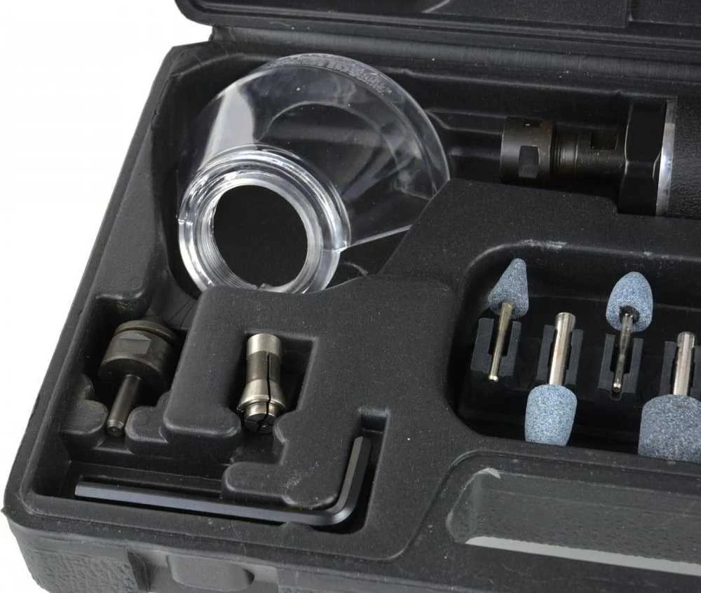 Geko šlifuoklis pneumatinis TRZPIENIOWA 75MM Z AKCESORIAMI(10) G03142 GEKO