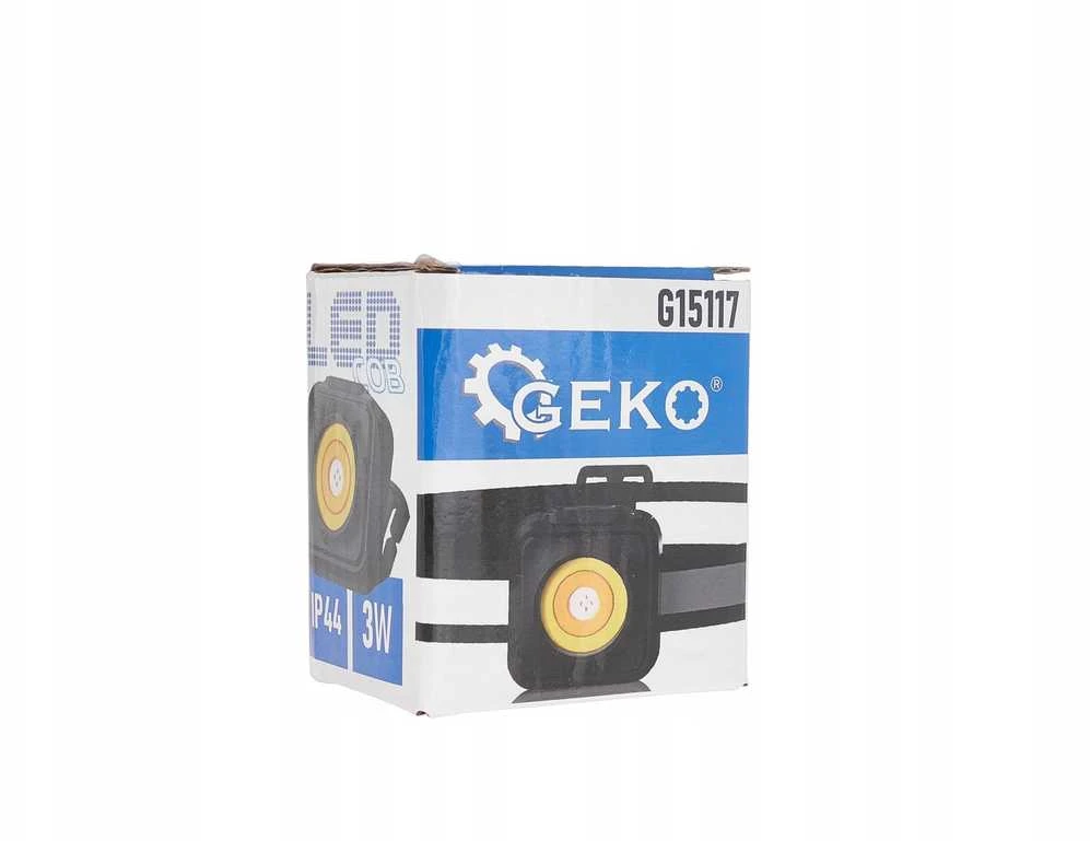 Priekinė žibintuvėlė Geko Priekinė žibintuvėlė atspari smūgiams su atšvaitu LED COB 3W 500mAh 500lm IP44 (240)
