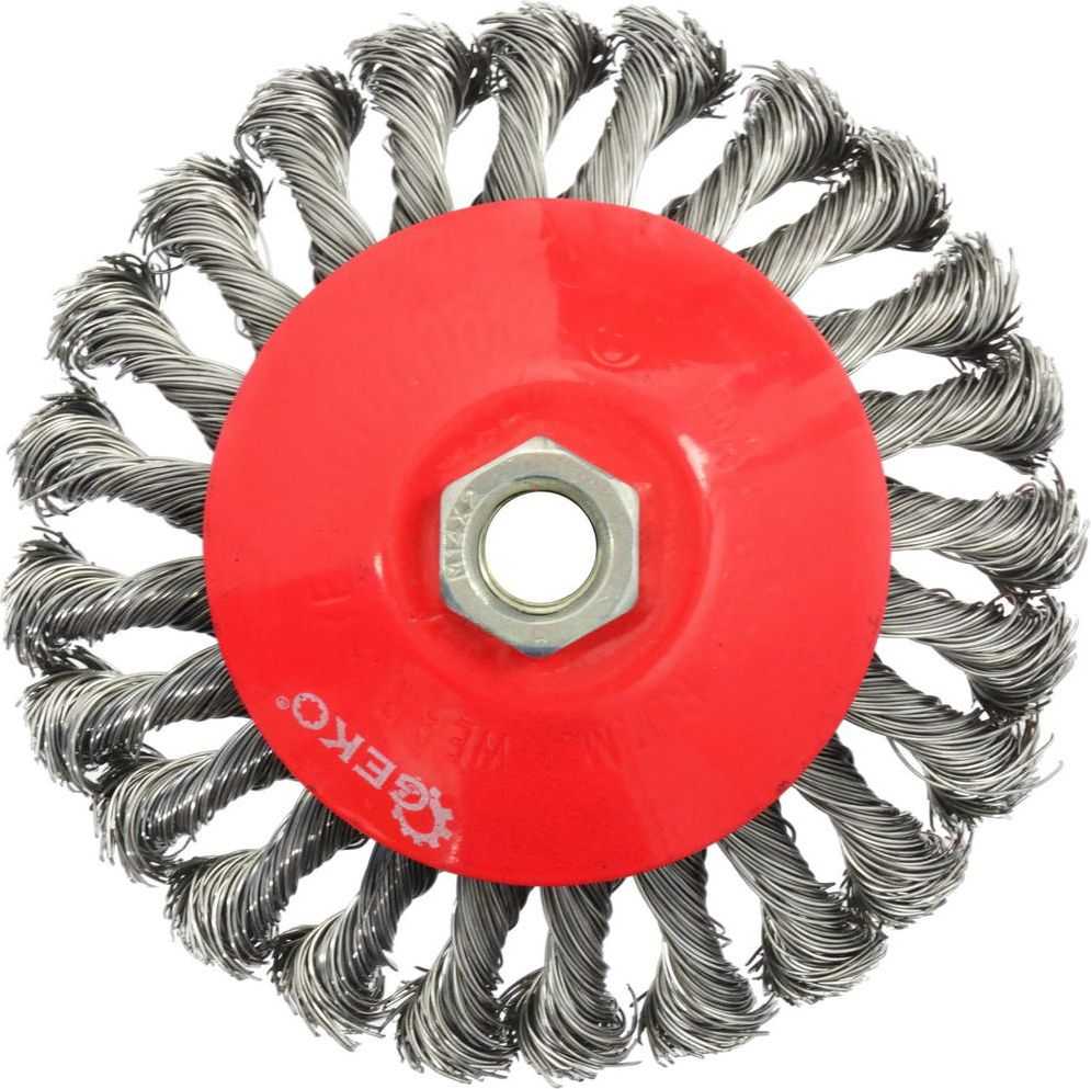 Geko šoninis pintas vielinis šepetys 125 mm M14 (G00607)