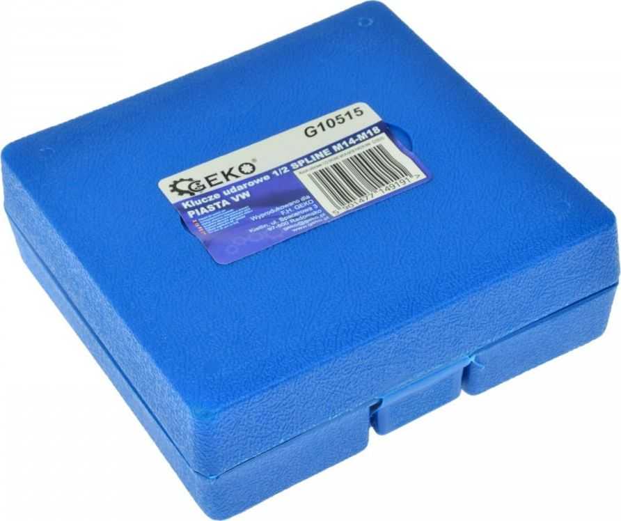 Smūginių sukimo galvučių komplektas Geko G10515; 1/2''; M14-M18; 6 vnt.
