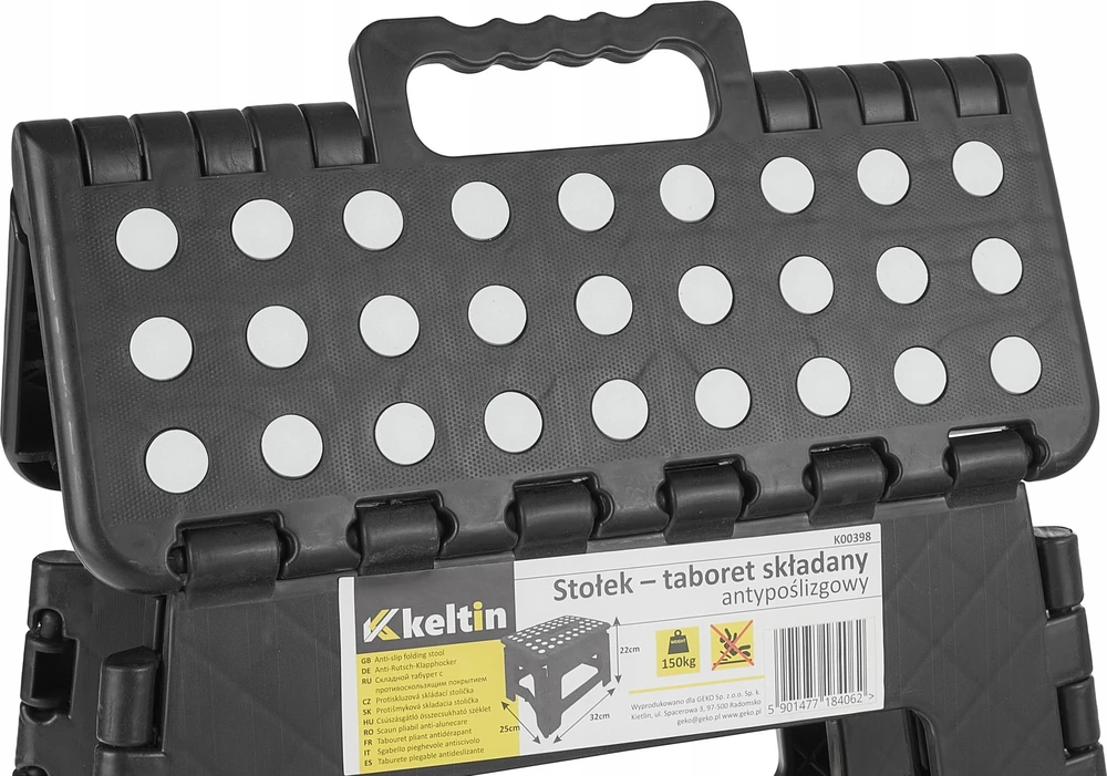 GEKO SULANKSTOMA NESLYSTANTI KĖDUTĖ-TABURETĖ 150kg ŽEMA