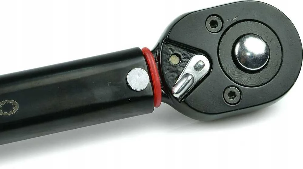 Geko dinamometrinis raktas 1/2'' 28-210 nm + aliuminio antgaliai 3 vnt. Juodas HD (10)