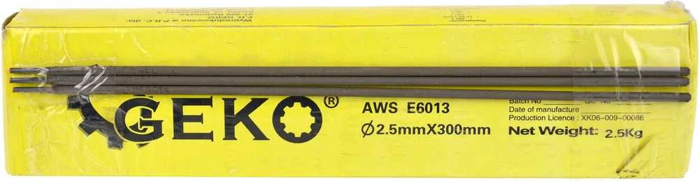 Geko suvirinimo elektrodai 2,5 mm x 300 mm rožiniai (2,5kg) (8)