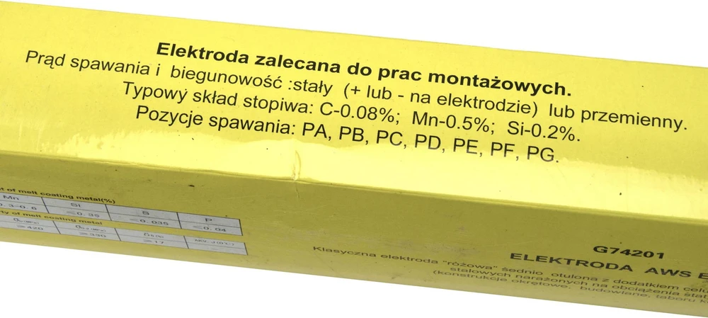 Geko suvirinimo elektrodai 3,25 mm x 350 mm rožiniai (5kg) (4)