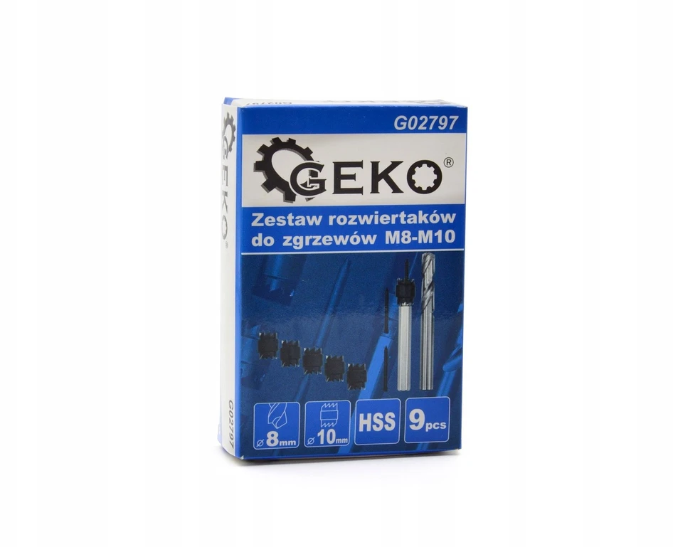 Geko Rinkinys rozwiertaków do zgrzewów M8-M10 (50)