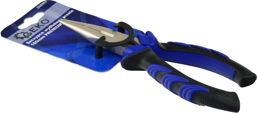 Geko szczypce wydłużone proste 160mm premium (G00803)