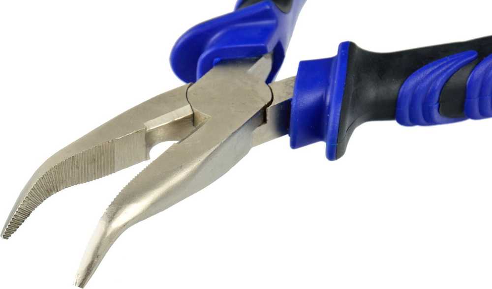 Geko szczypce wydłużone wygięte 160mm premium (G00807)