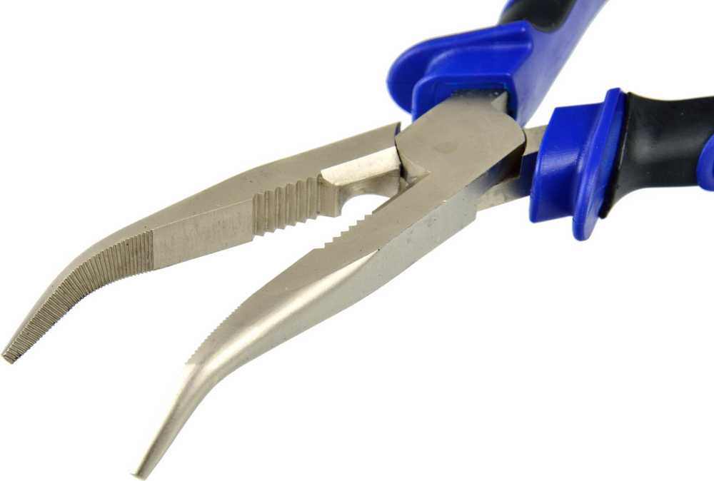 Geko szczypce wydłużone wygięte 200mm premium (G00808)